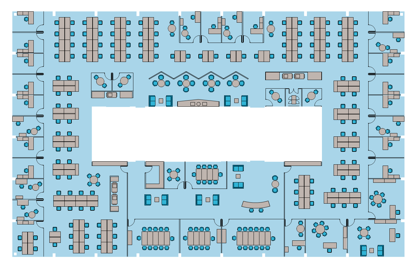Mixed Open Plan & Cellular