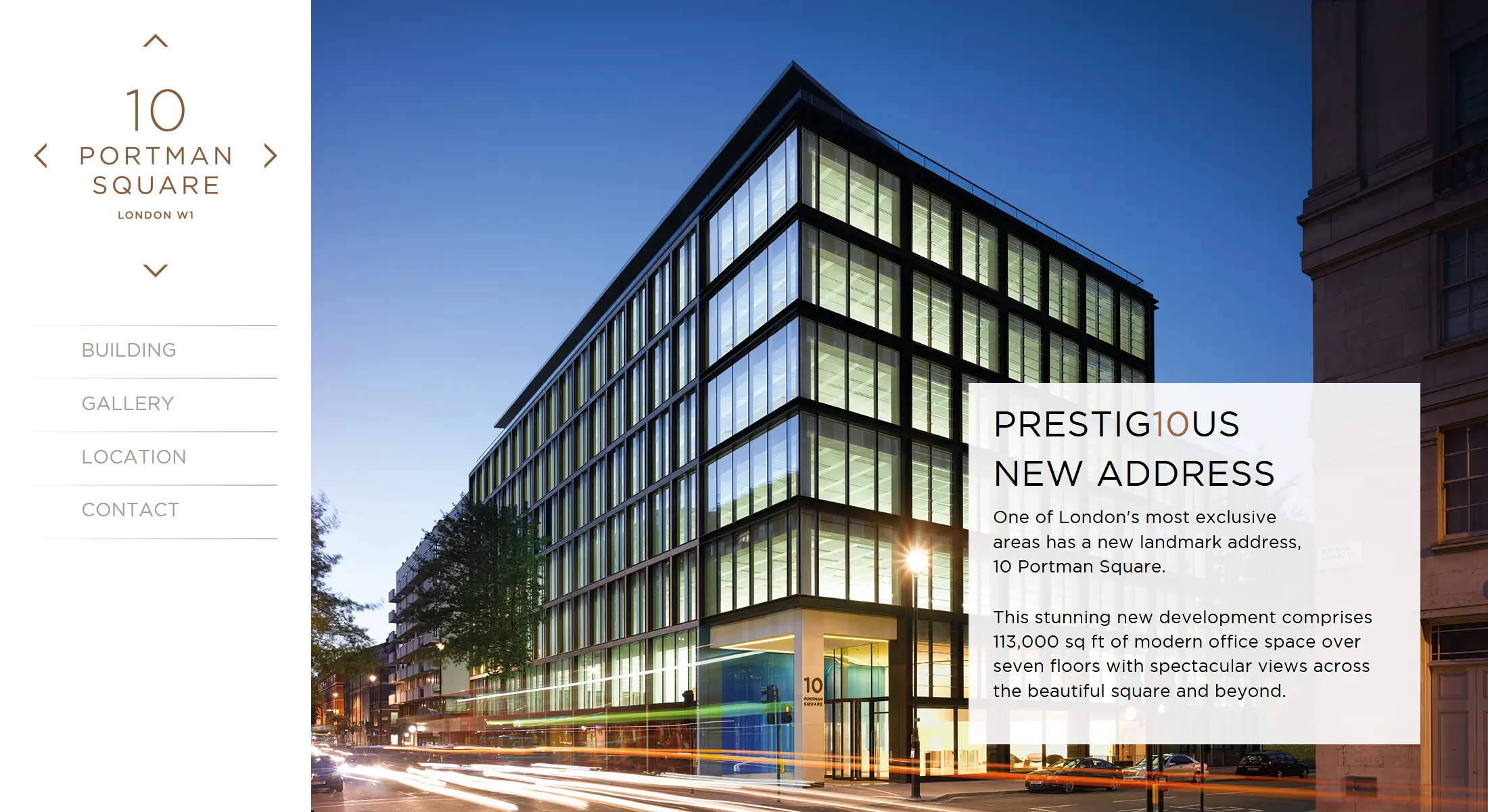 Exterior render of 10 Portman Square